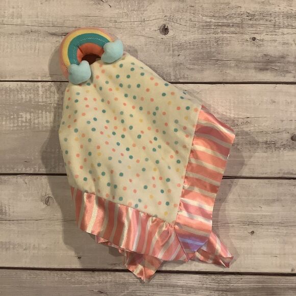 Matilda Jane Dream Chasers Dreaming of Rainbows Baby Security Blanket Lovey - Picture 1 of 16